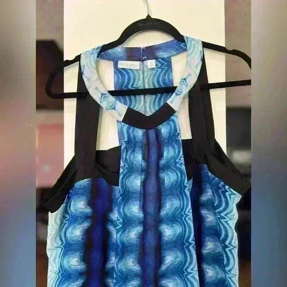 bisou bisou blue chiffon tie dye set sz XL - Picture 5 of 10